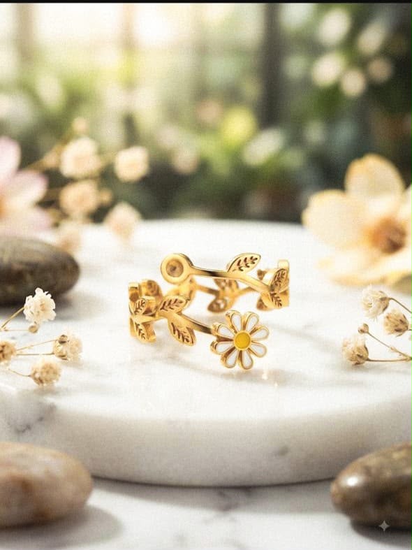 Pétale Daisy Ring